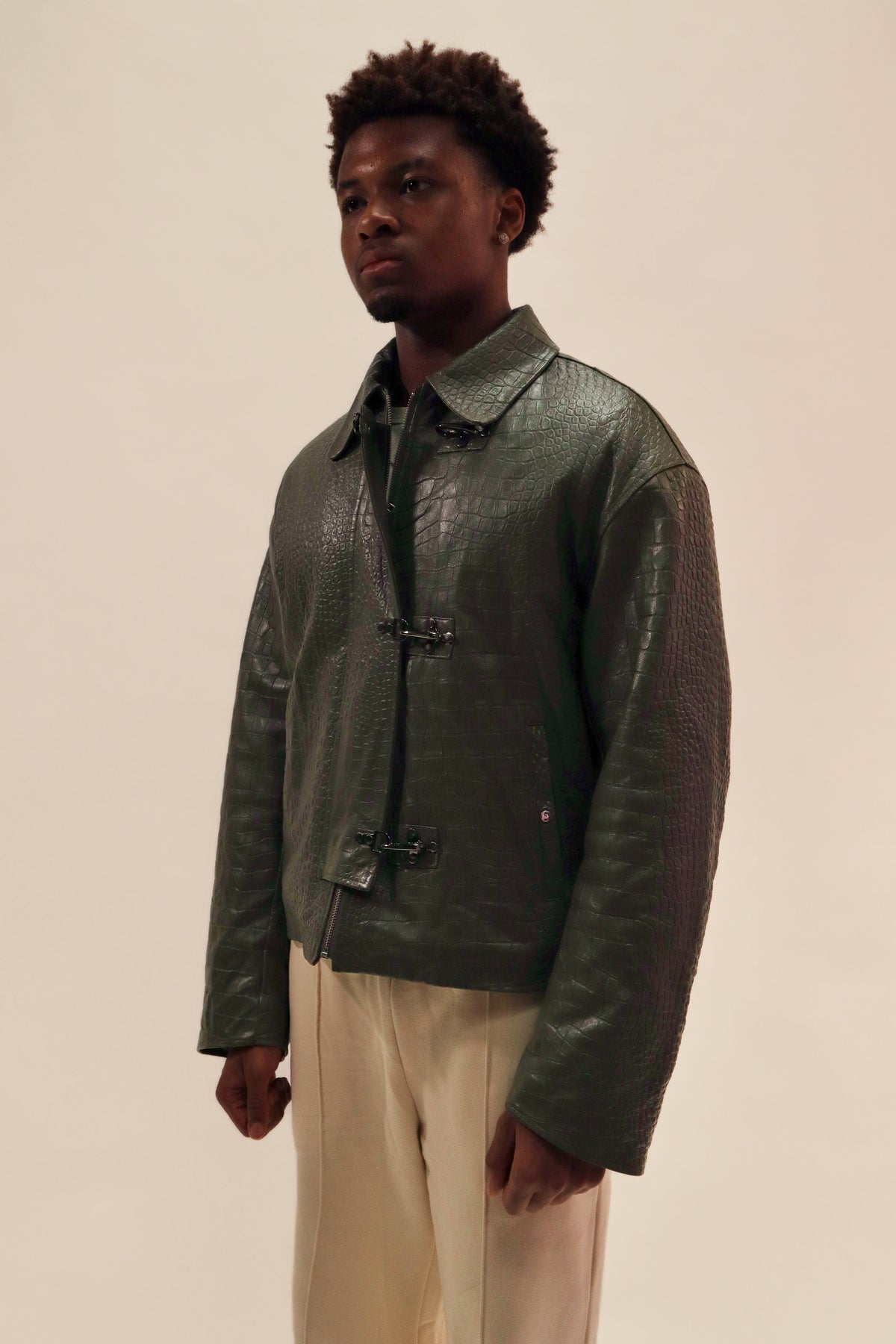 Lambskin leather jacket