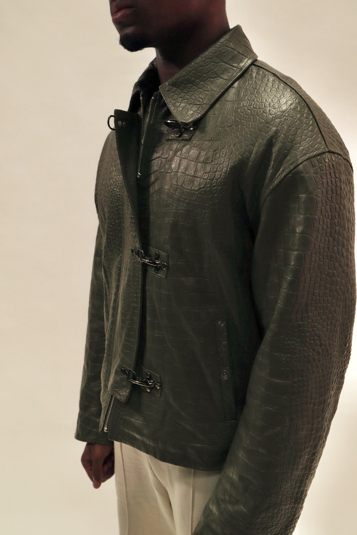 Lambskin leather jacket